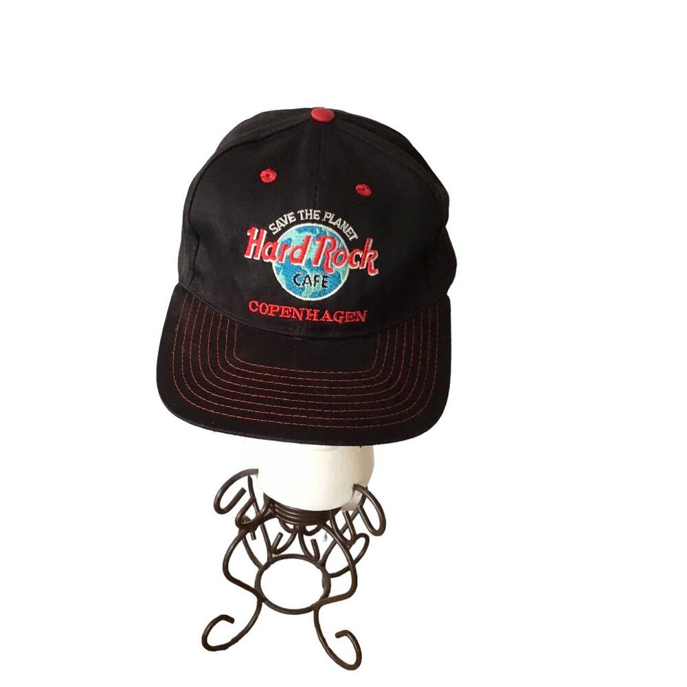 Hard Rock Cafe Save the Planet Copenhagen Snap Back Trucker Hat Love All...